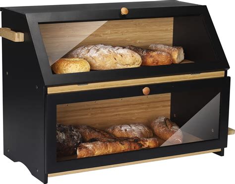 extra large wooden bread box